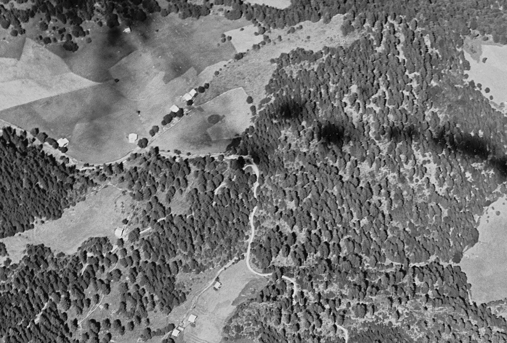 Hist. Luftbild - Abzweig Zanoppis