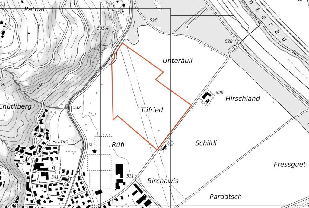 Flurkarte - Tüfried