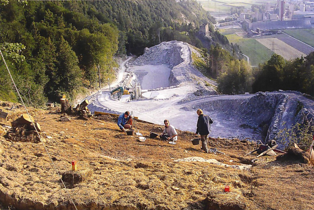 Ausgrabungen am Haselboden