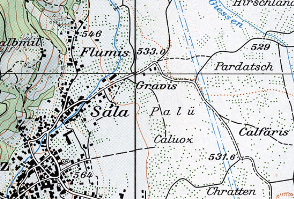 Hist. Landkarte - Palü