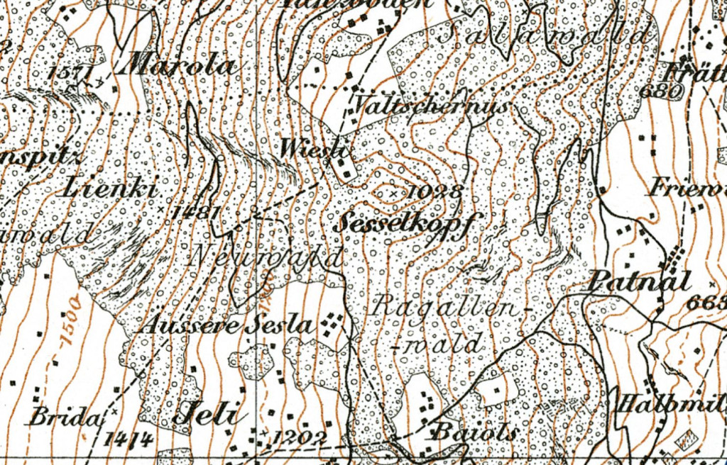 Hist.Karte - Seselchopf