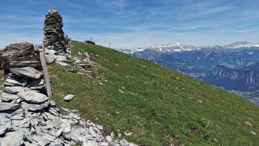 Steinmann auf dem Berger Calanda