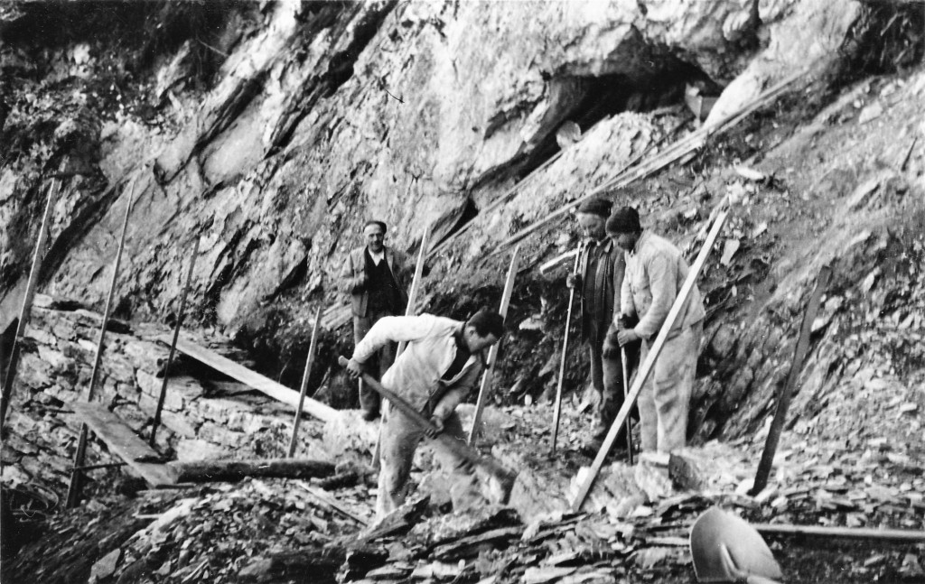 Hist. Foto - Bau Chöpfeweg