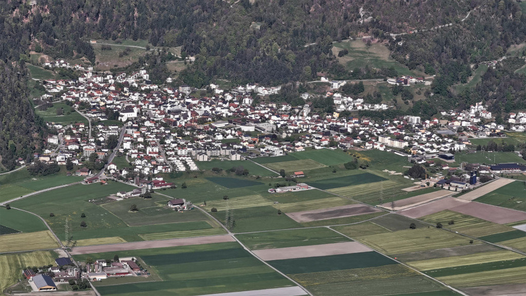 Blick auf Untervaz Blick auf Untervaz